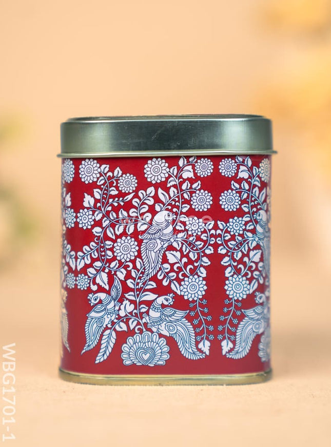 Printed Tin Box - Kalamkari Design - WBG1701-1