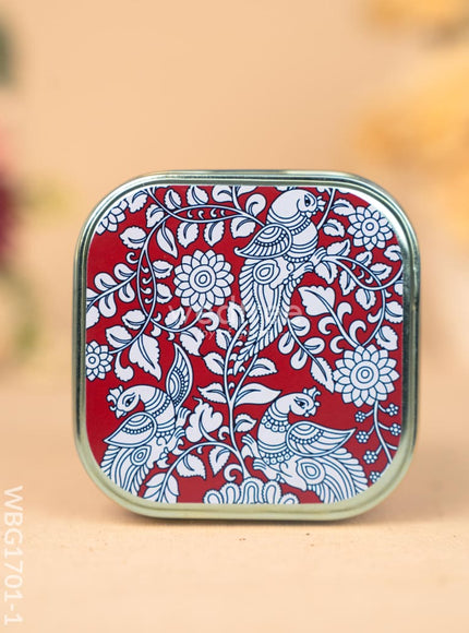 Printed Tin Box - Kalamkari Design - WBG1701-1