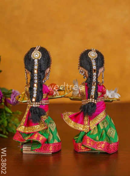 Small Welcome Dolls (Set of 2) - 7 inch - WL3802