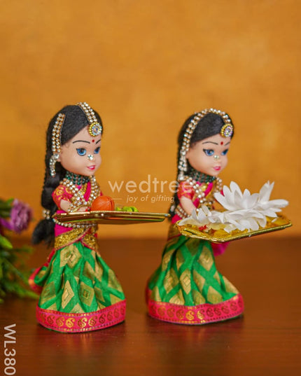 Small Welcome Dolls (Set of 2) - 7 inch - WL3802