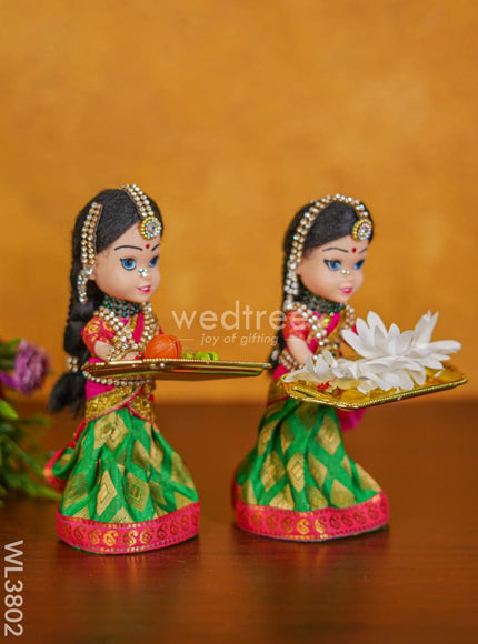 Small Welcome Dolls (Set of 2) - 7 inch - WL3802