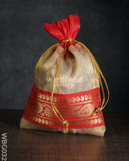 String Bag with classic Zari - WBG0327