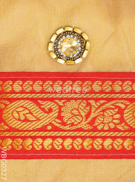 String Bag with classic Zari - WBG0327