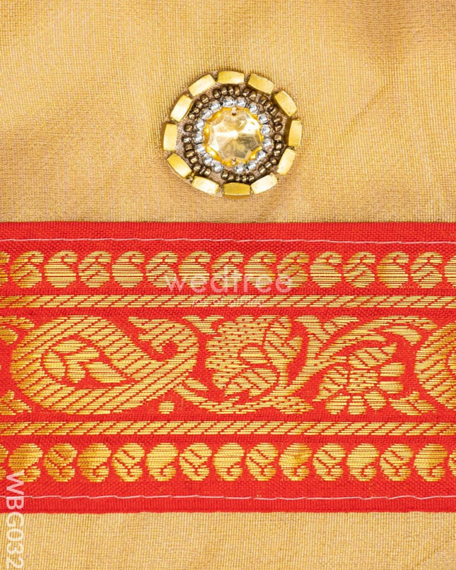 String Bag with classic Zari - WBG0327
