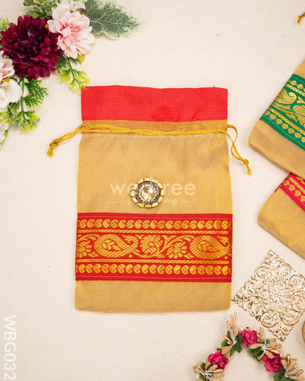 String Bag with classic Zari - WBG0327