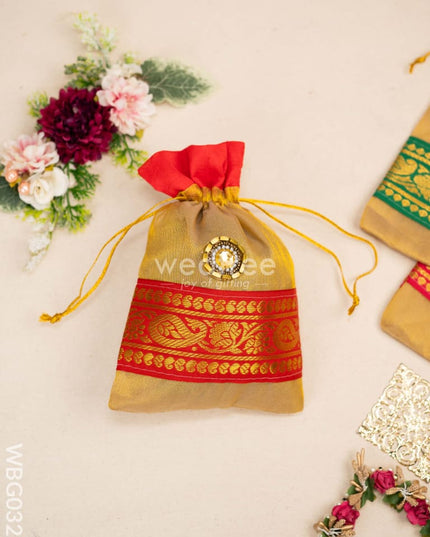 String Bag with classic Zari - WBG0327