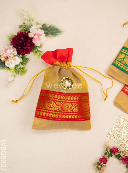 String Bag with classic Zari - WBG0327
