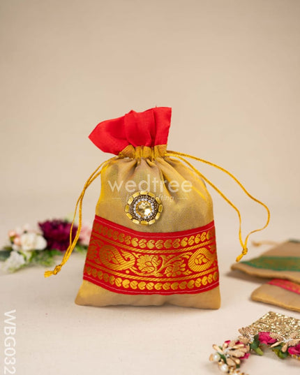 String Bag with classic Zari - WBG0327
