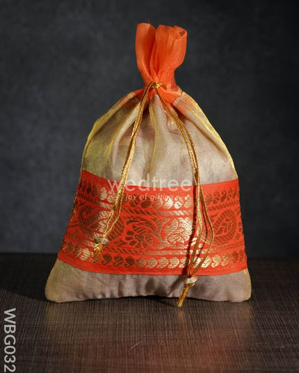 String Bag with classic Zari - WBG0327