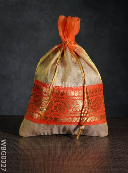 String Bag with classic Zari - WBG0327