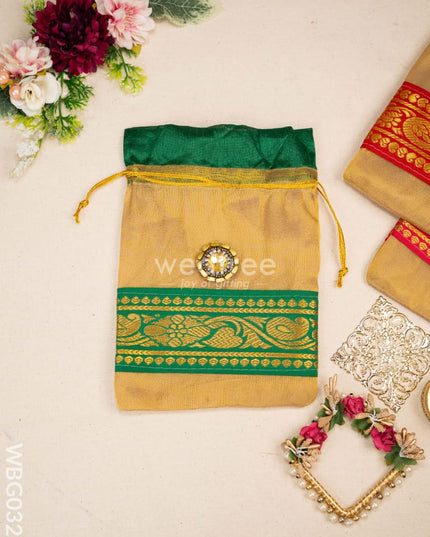 String Bag with classic Zari - WBG0327