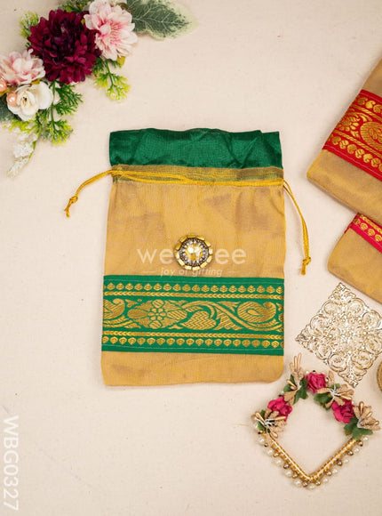 String Bag with classic Zari - WBG0327