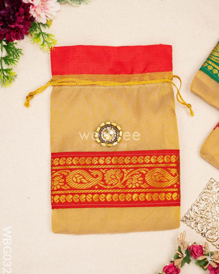 String Bag with classic Zari - WBG0327