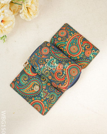 Tussar Silk Hand Purse - WBG1502