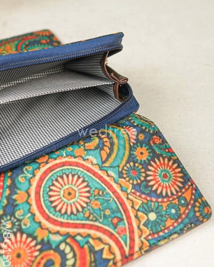 Tussar Silk Hand Purse - WBG1502
