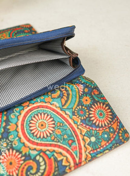 Tussar Silk Hand Purse - WBG1502