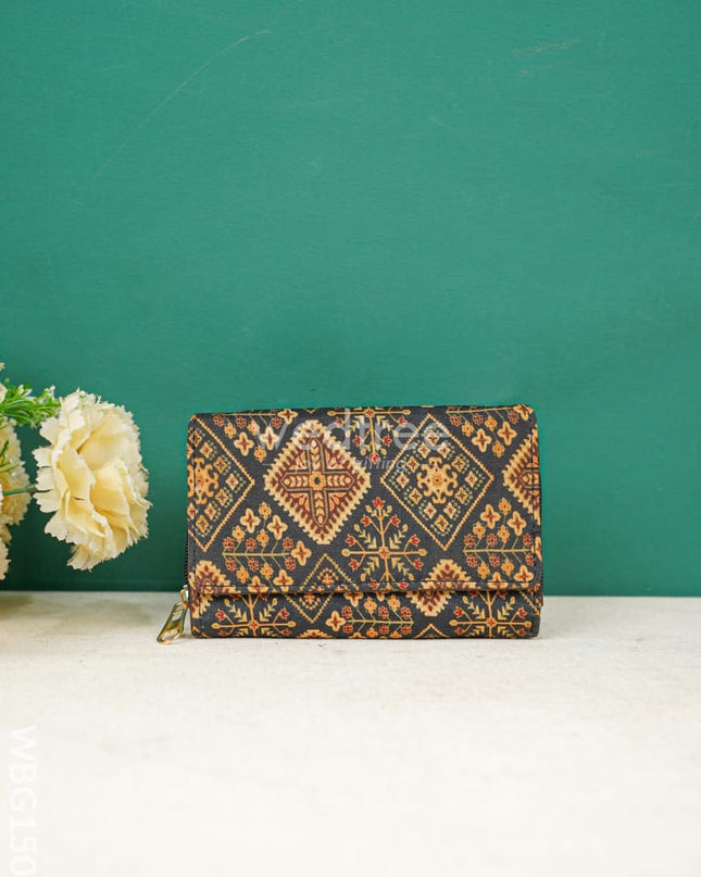 Tussar Silk Hand Purse - WBG1502