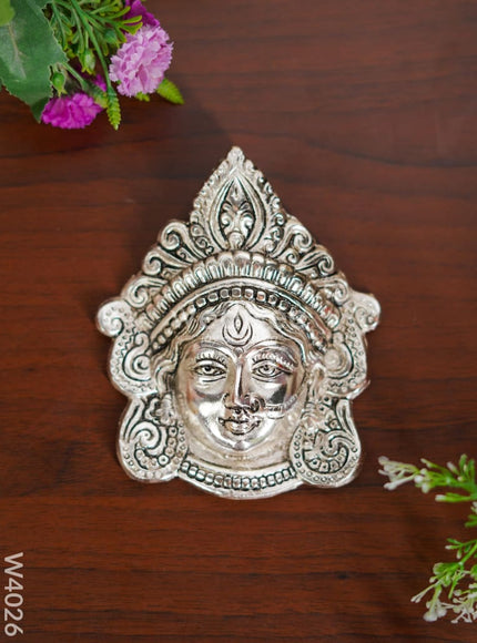 White Metal Devi face - W4026