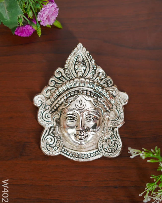 White Metal Devi face - W4026