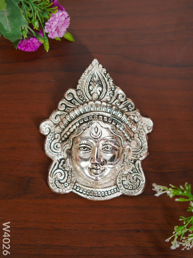 White Metal Devi face - W4026