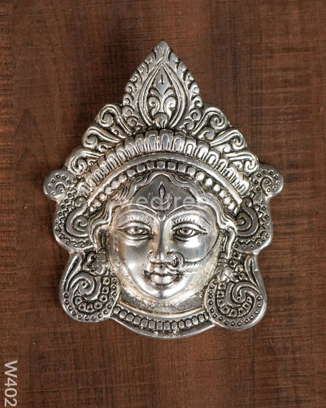 White Metal Devi face - W4026