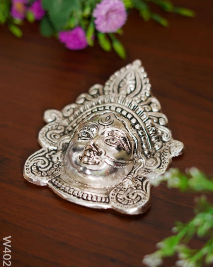 White Metal Devi face - W4026