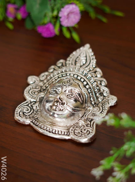 White Metal Devi face - W4026