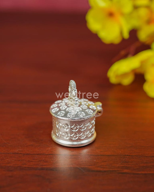 Zinc Alloy Kumkum Holder with Ganesha - WBG1291