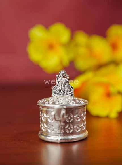 Zinc Alloy Kumkum Holder with Lakshmi - WBG1292