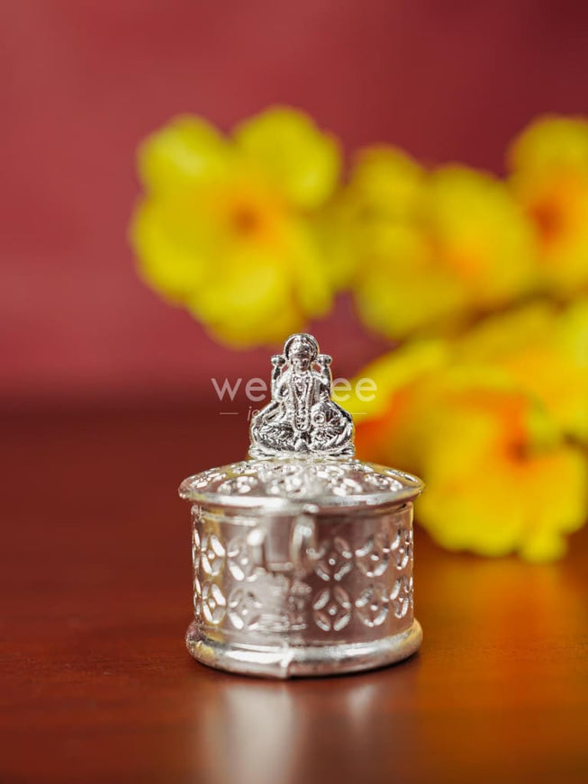 Zinc Alloy Kumkum Holder with Lakshmi - WBG1292
