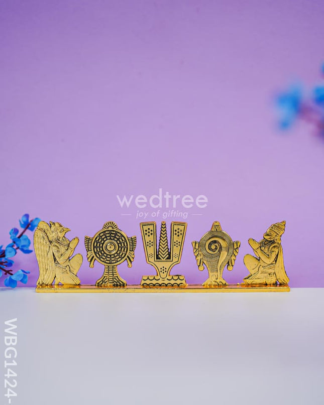 Zinc Alloy Shank Chakra Nama Stand - WBG1424