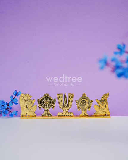 Zinc Alloy Shank Chakra Nama Stand - WBG1424