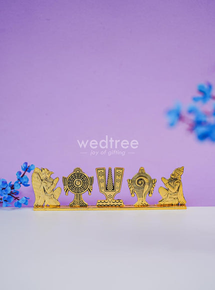 Zinc Alloy Shank Chakra Nama Stand - WBG1424