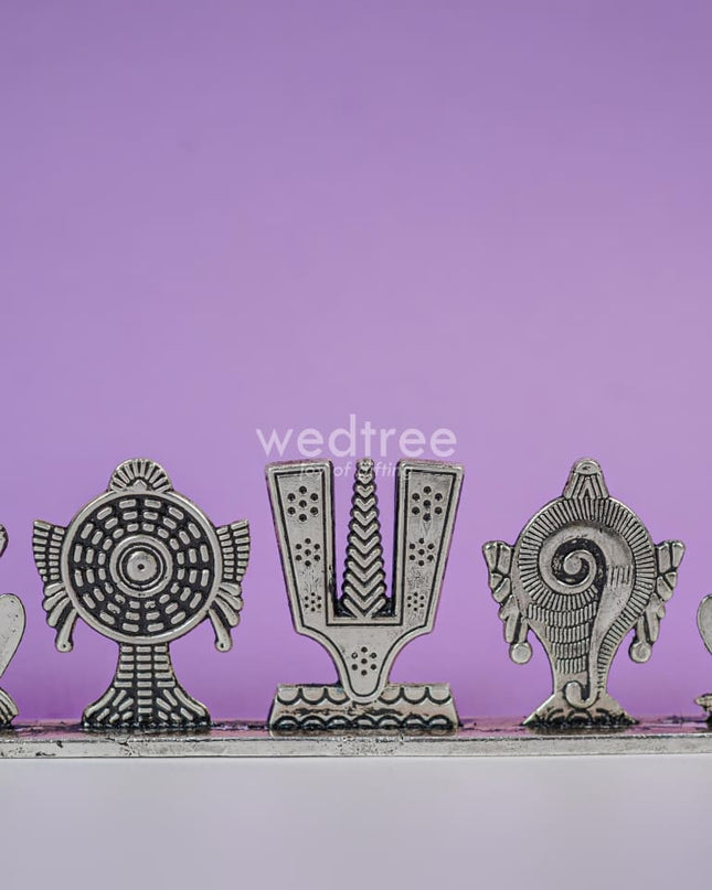 Zinc Alloy Shank Chakra Nama Stand - WBG1424